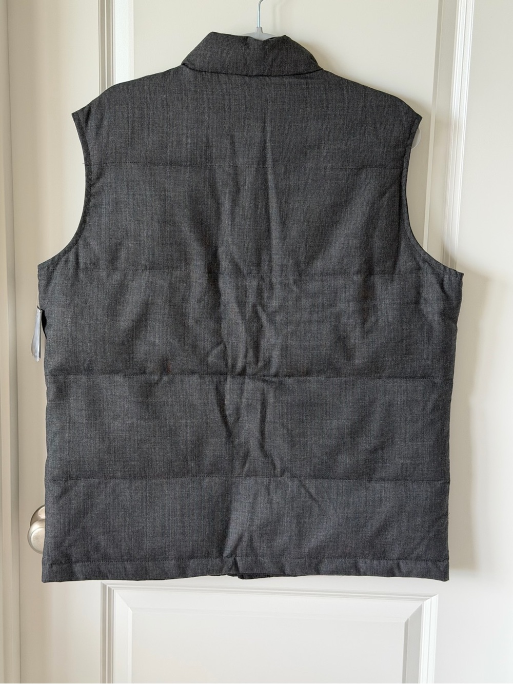 Jos. A. Bank Men's Reversible Quilted Vest in Charcoal - M - Picture 4 of 11